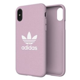 Oryginalne Etui IPHONE X / XS Adidas Moulded Case CANVAS różowe