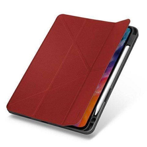 UNIQ etui Transforma Rigor APPLE IPAD AIR 10.9 (4gen) czerwony/coral red Atnimicrobial