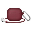 UNIQ etui Vencer AirPods 3 gen. Silicone bordowy/burgundy maroon