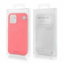 Etui IPHONE 14 PLUS Matowy Silikon Mercury Soft Jelly jasny róż