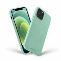 Etui IPHONE 14 PLUS Matowy Silikon Mercury Soft Jelly miętowe