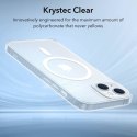 Etui IPHONE 15 PLUS / 14 PLUS ESR Krystec Halolock MagSafe transparentne