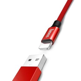 Kabel 2A 1.8m USB - Lightning Baseus Yiven czerwony