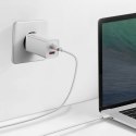 Ładowarka sieciowa Baseus GaN2 Lite, USB + USB-C, 65W, EU (biała)