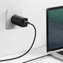 Ładowarka sieciowa Baseus GaN2 Lite, USB + USB-C, 65W, EU (czarna)