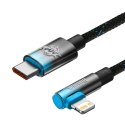 Kabel USB-C do Lightning Baseus MVP 20W 1m (czarno-niebieski)