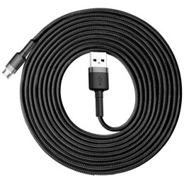 Kabel USB do Micro USB Baseus Cafule 2A 3m (czarno-szary)