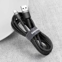 Kabel USB do USB-C Baseus Cafule 2A 3m (szaro-czarny)