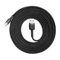 Kabel USB do USB-C Baseus Cafule 2A 3m (szaro-czarny)