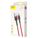 Kabel USB do USB-C Baseus Cafule 2A 3m (czerwony)