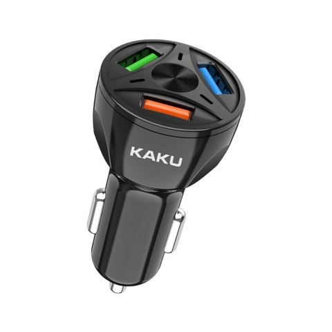 Ładowarka Samochodowa KAKU KSC-486 20W 4,8A 3xUSB Quick Charge 3.0 czarna