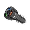 Ładowarka Samochodowa KAKU KSC-486 20W 4,8A 3xUSB Quick Charge 3.0 czarna