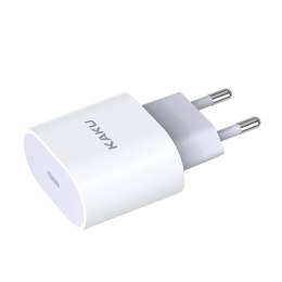 Ładowarka Sieciowa USB-C PD 20W 3A KAKU KSC-547 Quick Charge 3.0 + Kabel TYP C na LIGHTNING IPHONE biała