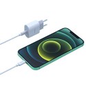 Ładowarka Sieciowa USB-C PD 20W 3A KAKU KSC-547 Quick Charge 3.0 + Kabel TYP C na LIGHTNING IPHONE biała