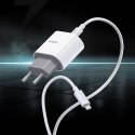 Ładowarka Sieciowa USB-C PD 20W 3A KAKU KSC-547 Quick Charge 3.0 + Kabel TYP C na LIGHTNING IPHONE biała