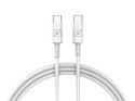 ŁAD. SAM. MX KAPPA 18W PD+QC, USB-A+C + KABEL C/C 20W PD, WHITE/BIAŁY