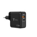 ŁAD SIEC T-PHOX MEGA T-PP09 GAN PD 65W USB/USB-C BLACK