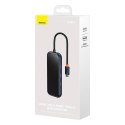 Hub 4in1 Baseus AcmeJoy Series USB-C do 3xUSB 3.0 + USB-C PD (szary)