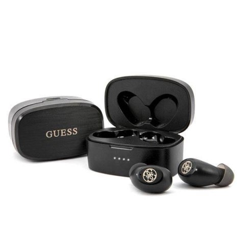 Guess słuchawki Bluetooth GUTWSJL4GBK TWS + stacja dokująca czarny/black 4G