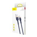 Kabel USB Lightning Baseus Cafule 2.4A 1m (złoto-granatowy)