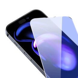 Szkło hartowane z filtrem światła niebieskiego 0.3mm Baseus do iPhone 14 Pro Max (2szt)