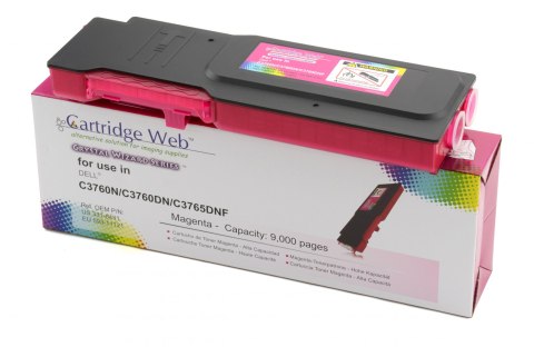 Toner Cartridge Web Magenta Dell 3760 zamiennik 593-11121