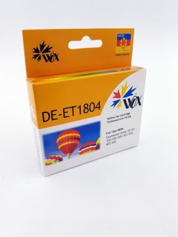 Tusz Wox Yellow EPSON T1804 zamiennik C13T18044010