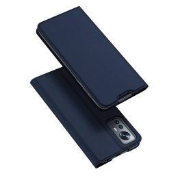 Etui XIAOMI 12 LITE z Klapką Eko Skóra Dux Ducis Skin Leather granatowe