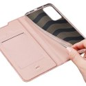 Etui XIAOMI 12 LITE z Klapką Eko Skóra Dux Ducis Skin Leather jasny róż