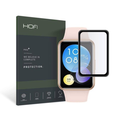 Szkło Hybrydowe HUAWEI WATCH FIT 2 Hofi Hybrid Pro+ czarne