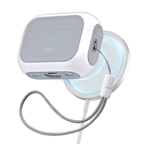 Etui na Apple AirPods Pro 1 / 2 MagSafe ESR Orbit Halolock biały