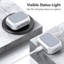 Etui na Apple AirPods Pro 1 / 2 MagSafe ESR Orbit Halolock biały