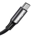 Kabel USB Baseus Fabric 3w1 USB-C / Lightning / Micro 3,5A 1,2m (szary)