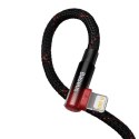 Kabel USB-C do Lightning Baseus MVP 20W 1m (czarno-czerwony))