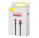 Kabel USB-C do Lightning Baseus MVP 20W 1m (czarno-czerwony))