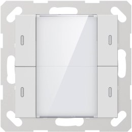 GVS KNX Sensor dotykowy 2-przyciskowy z czujnikiem temp. biały błysz. CHPLE-04/02.1.00