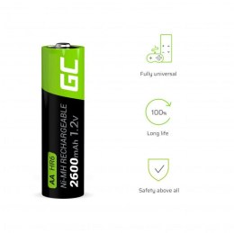 AKUMULATORKI Green Cell 4x AA HR6 2600mAh GR01