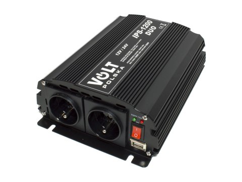 PRZETWORNICA VOLT POLSKA IPS-1200 DUO 12V 24V/230V 600X1200W