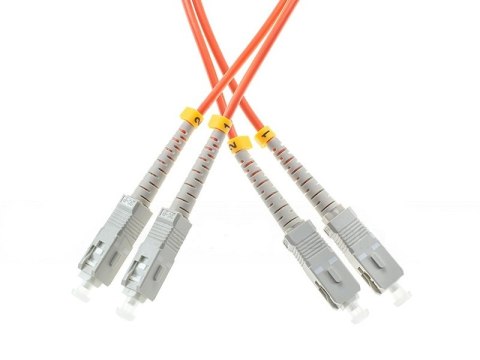 PATCHCORD ŚWIATŁOWODOWY MM SC/UPC-SC/UPC DUPLEX OM2 5m