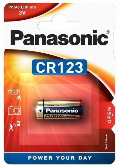 Bateria CR123A PANASONIC (blister 1 szt.)