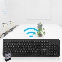 Inteligentna Klawiatura Bezprzewodowa USB 2,4GHz KAKU Smart Keyboard (KSC-464) czarna